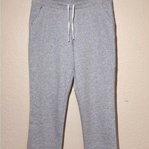 Tek Gear Gray Fleece Sweatpants Drawstring Athletic Lounge Pants XL